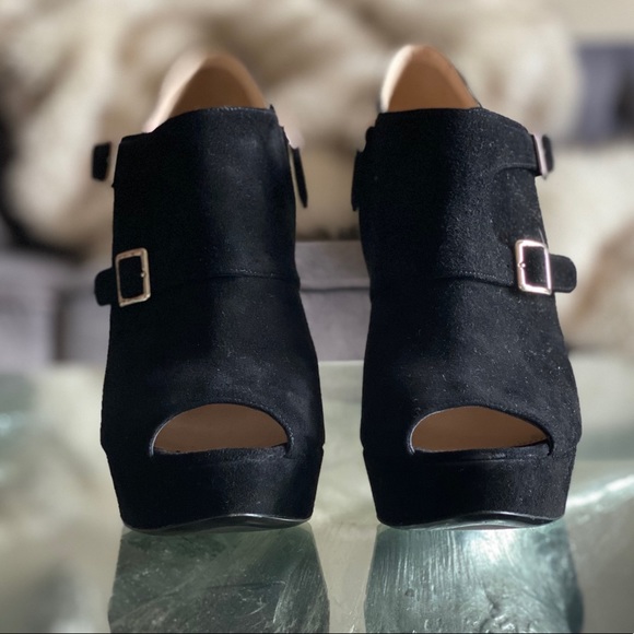 Prada Black Boots / Booties - black suede sz 39 - Picture 2 of 5